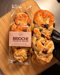 Brioche trenzado de chocolate sin gluten y sin lácteos