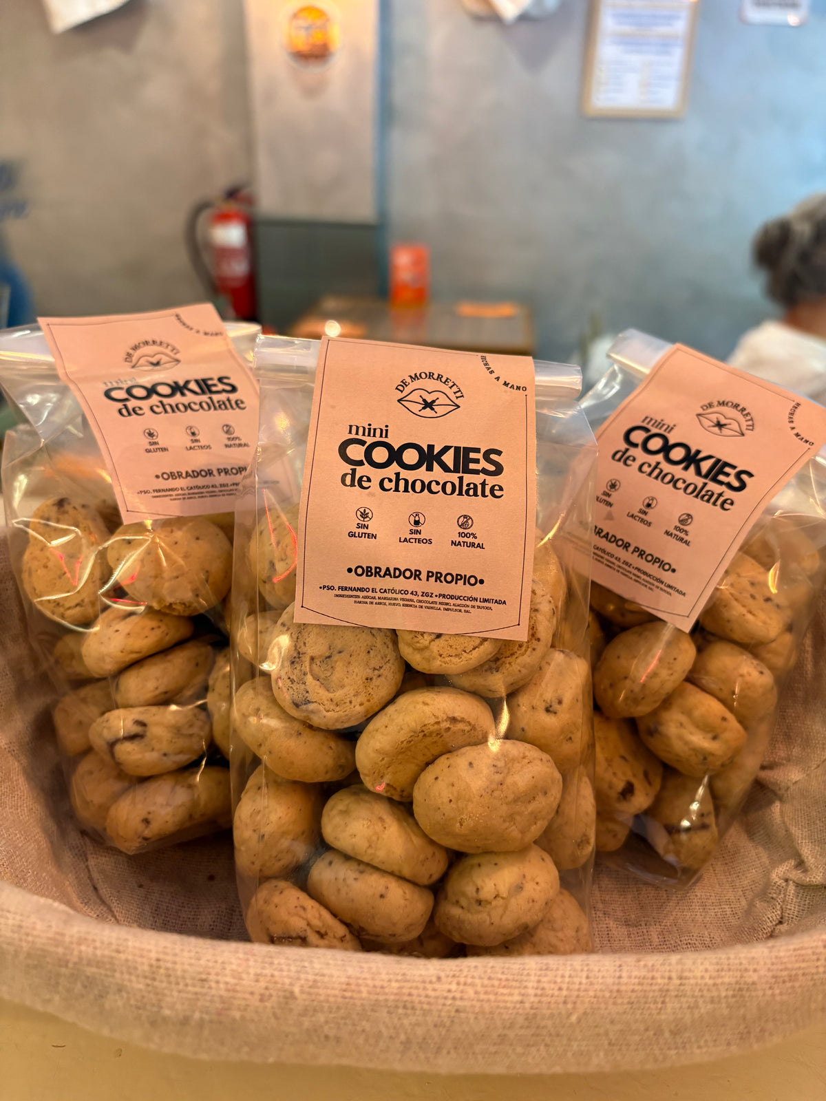 Mini Cookies Chocolate Pack 200gr Sin Gluten Sin Lacteos