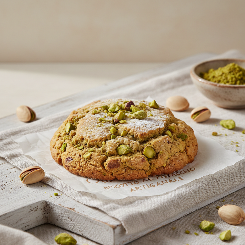 Pack de 3 Cookie de Pistacho con Corazón Cremoso 100gr ud - Sin Lacteos
